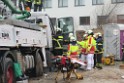 LKW in Rohbau Haus gefahren Huerth Argeles Sur Merstr TK P02